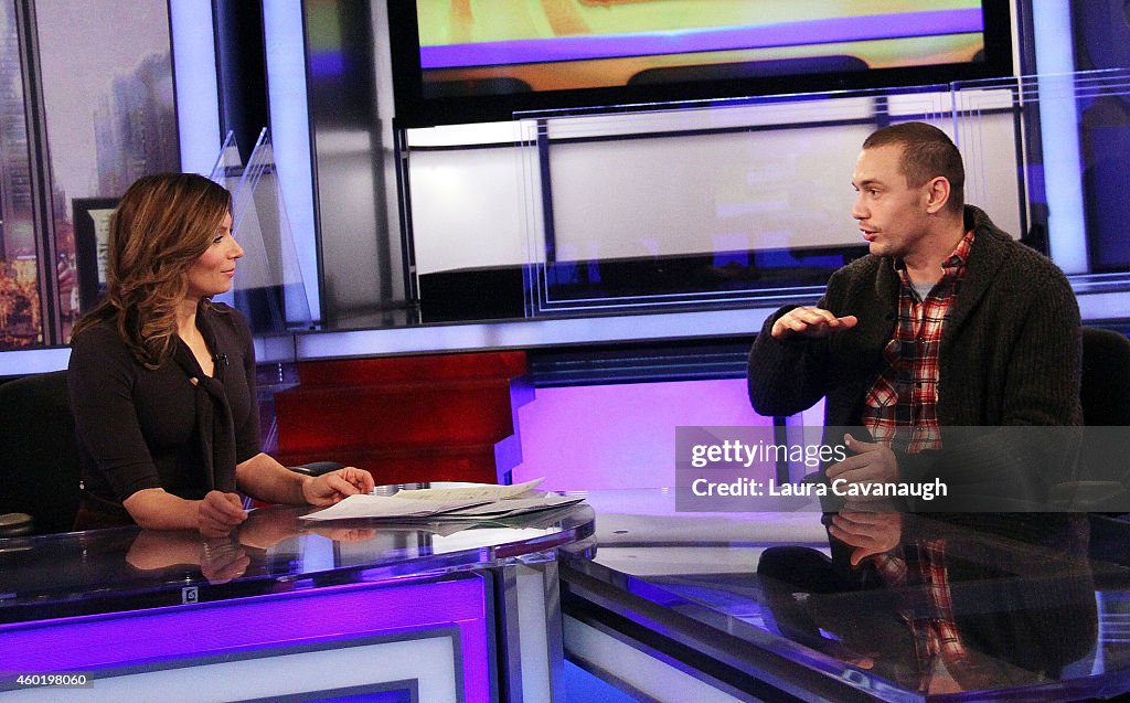 James Franco Visits The FOX Business Network