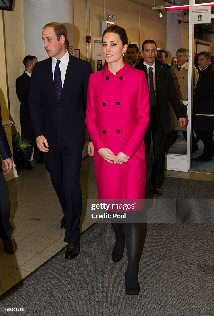 The Duke And Duchess Of Cambridge Visit The Door