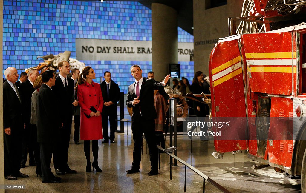 Prince William, Duke of Cambridge and Catherine, Duchess of Cambridge Visit The National September 11 Memorial Museum