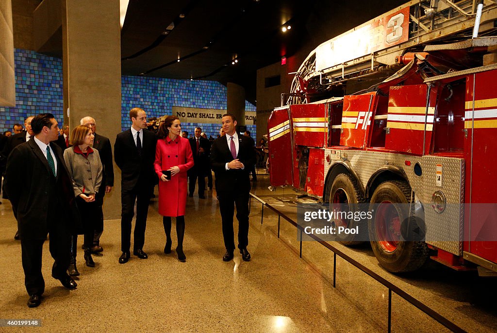 Prince William, Duke of Cambridge and Catherine, Duchess of Cambridge Visit The National September 11 Memorial Museum