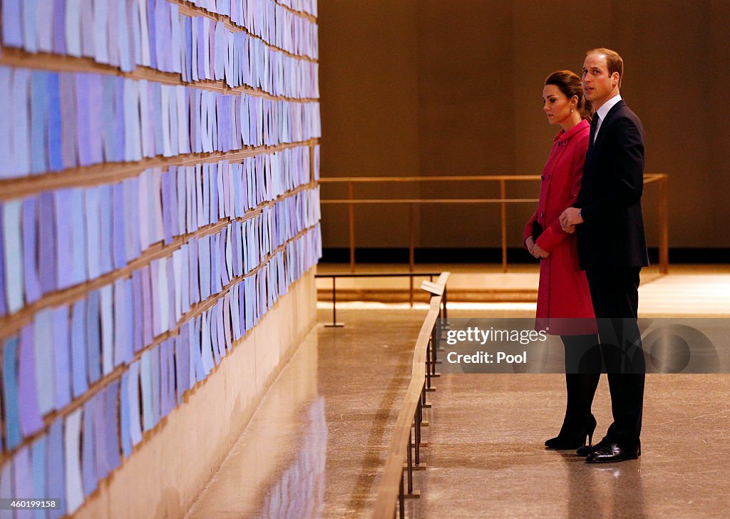 Prince William, Duke of Cambridge and Catherine, Duchess of Cambridge Visit The National September 11 Memorial Museum