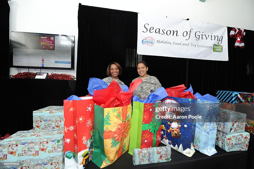 Clippers Season of Giving Holiday Food and Toy Drive