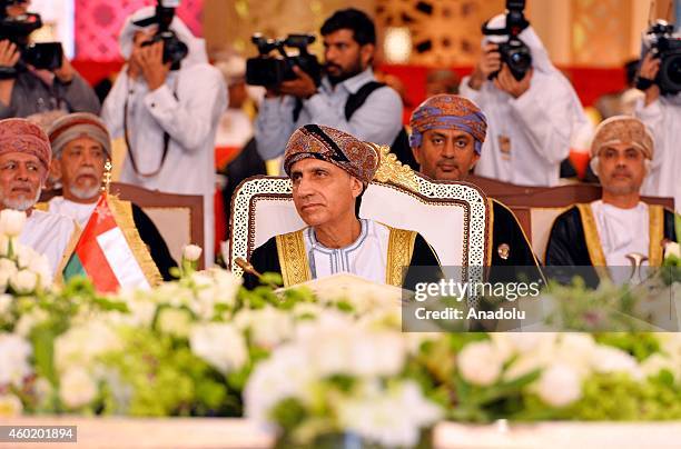 Deputy Prime Minister of Oman Fahd bin Mahmoud al Said attends to the 35th session of the Supreme Council of the Gulf Cooperation Council leaders in...