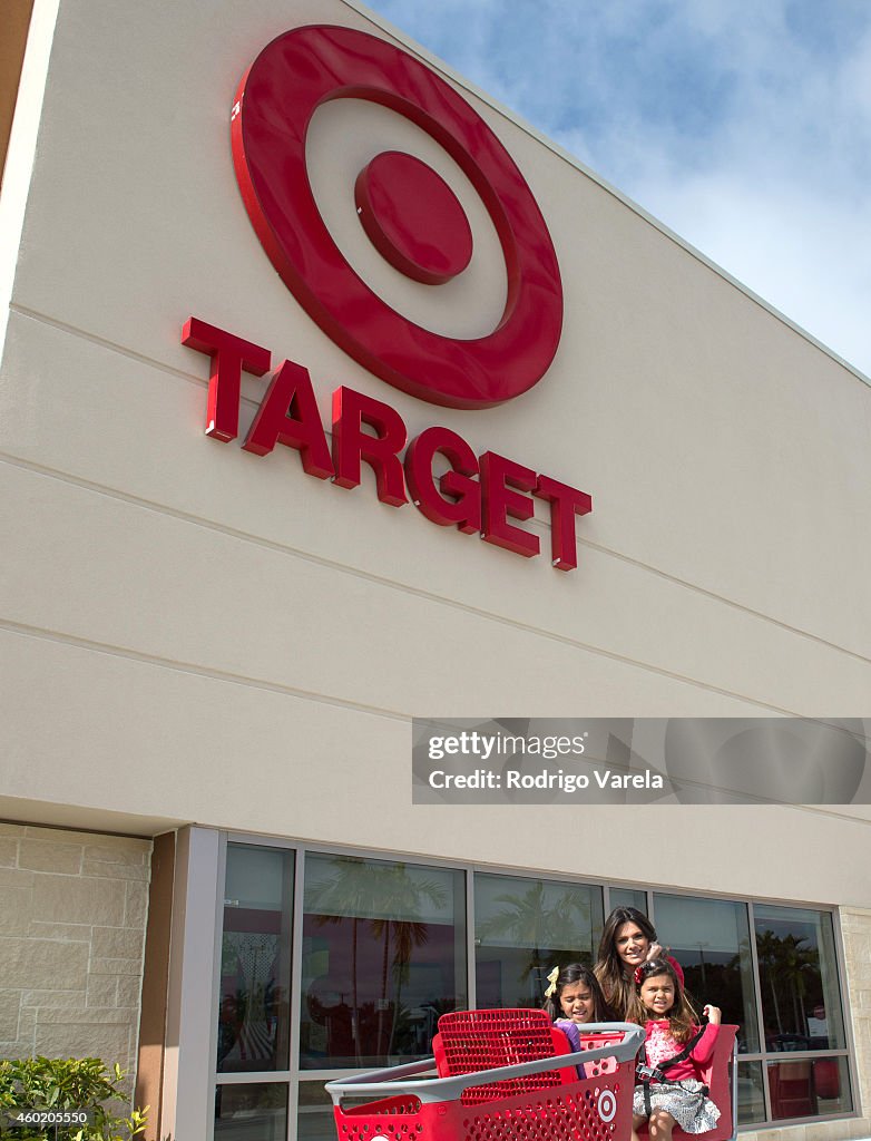 Barbara Bermudo And Daughters Experience Bullseye's Playground At Target