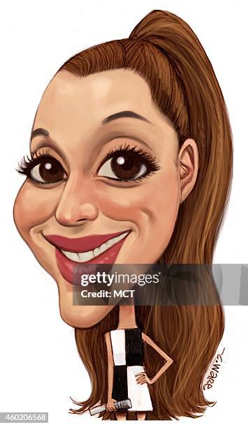 Dpi Chris Ware caricature of Ariana. . Ariana Grande-Butera, known professionally as Ariana Grande, is an American singer and actress. She began her...