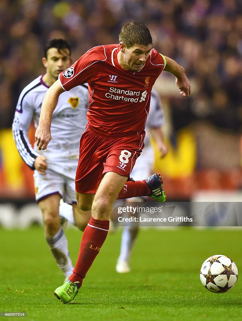 Liverpool FC v FC Basel 1893 - UEFA Champions League