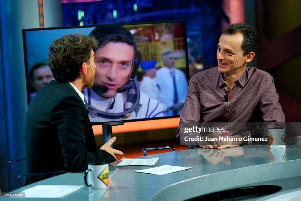 Pedro Duque Attends 'El Hormiguero' Tv Show