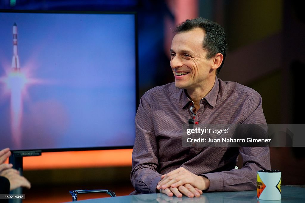 Pedro Duque Attends 'El Hormiguero' Tv Show