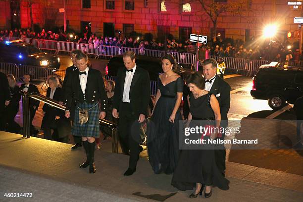 Prince William, Duke of Cambridge and Catherine, Duchess of Cambridge arrive at Metropolitan Museum of Art to attend the St. Andrews 600th...