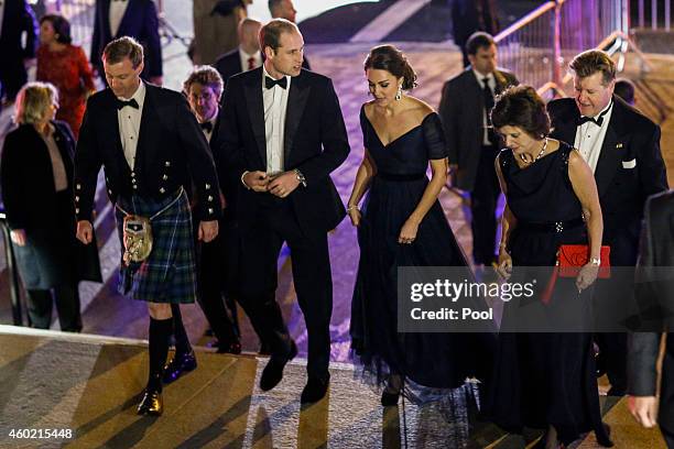 Prince William, Duke of Cambridge and Catherine, Duchess of Cambridge arrive at Metropolitan Museum of Art to attend the St. Andrews 600th...