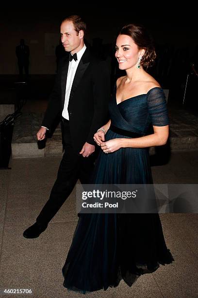 Prince William, Duke of Cambridge and Catherine, Duchess of Cambridge arrive at Metropolitan Museum of Art to attend the St. Andrews 600th...