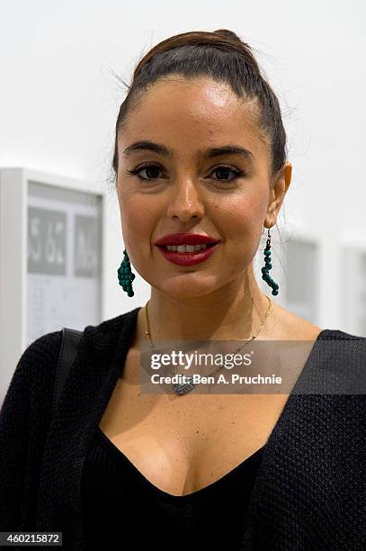 Leyla Aliyeva attends the private view for Refraction: The Image Of Sense curated by Peter J. Amdam at Blain Southern on December 9, 2014 in London,...