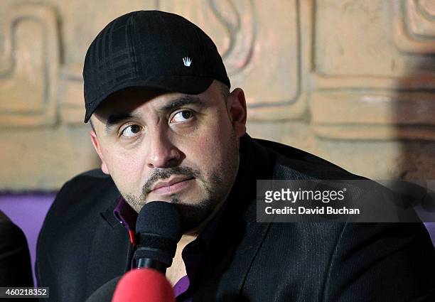 Juan Rivera attends the Jenni Rivera honored posthumously on Plaza Mexico's Walk of Fame at Plaza Mexico on December 9, 2014 in Los Angeles,...