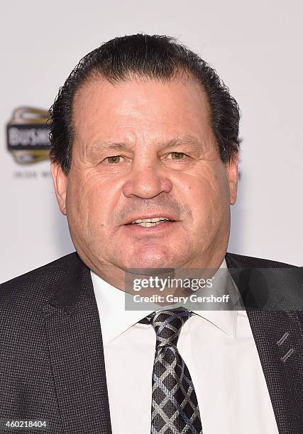 Captain of the 1980 U.S. Olympic hockey team, Mike Eruzione attends the 2014 Sports Illustrated Sportsman of the Year award presentation at Pier 60...