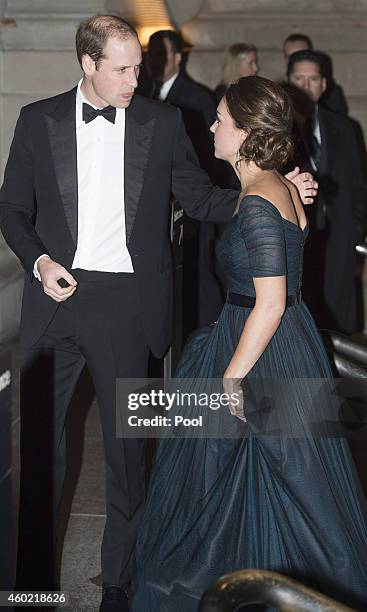 Prince William, Duke of Cambridge and Catherine, Duchess of Cambridge arrive at Metropolitan Museum of Art to attend the St. Andrews 600th...