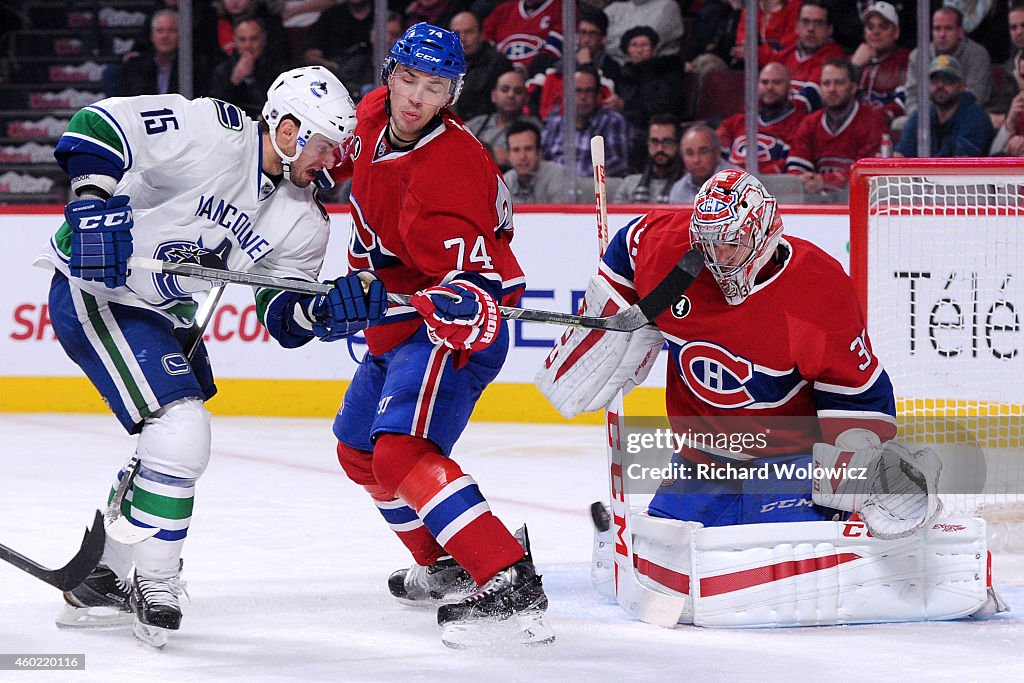 Vancouver Canucks v Montreal Canadiens