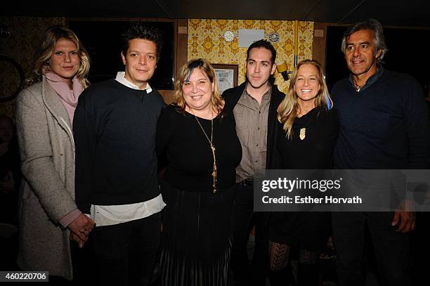 Alexandra Richards, Michele Clarke and Nan Hauser attend "The Ocean Campaign" Launch Party at The Late Late on December 9, 2014 in New York City.