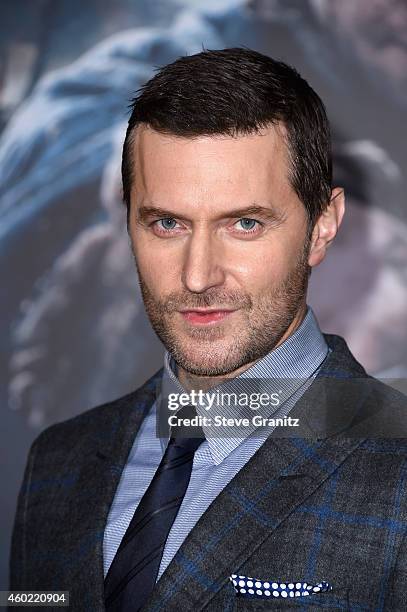 Actor Richard Armitage attends "The Hobbit: The Battle Of The Five Armies" Los Angeles Premiere at Dolby Theatre on December 9, 2014 in Hollywood,...