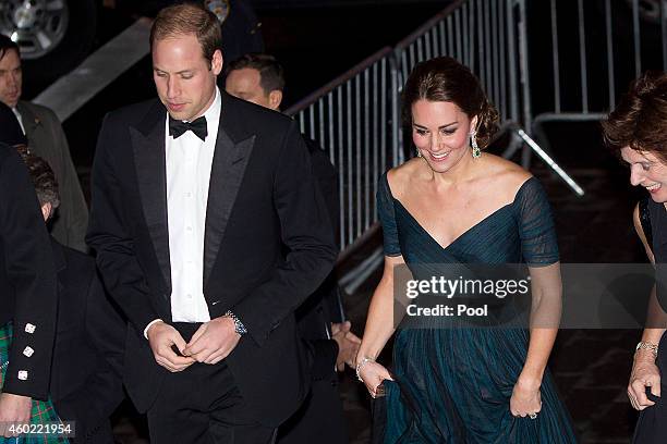 Prince William, Duke of Cambridge and Catherine, Duchess of Cambridge arrive at Metropolitan Museum of Art to attend the St. Andrews 600th...