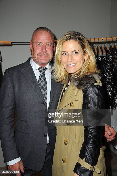 Bill Sofield and Elisa Lipsky Karasz attends the Derek Lam Store Opening on December 9, 2014 in New York City.