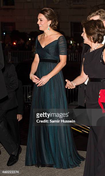 Catherine, Duchess of Cambridge attends the St. Andrews 600th Anniversary Dinner on December 9, 2014 in New York City.