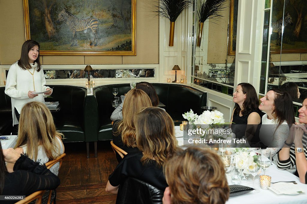 Robbie Myers Hosts Intimate Dinner To Celebrate "The ELLE Agenda" Launch