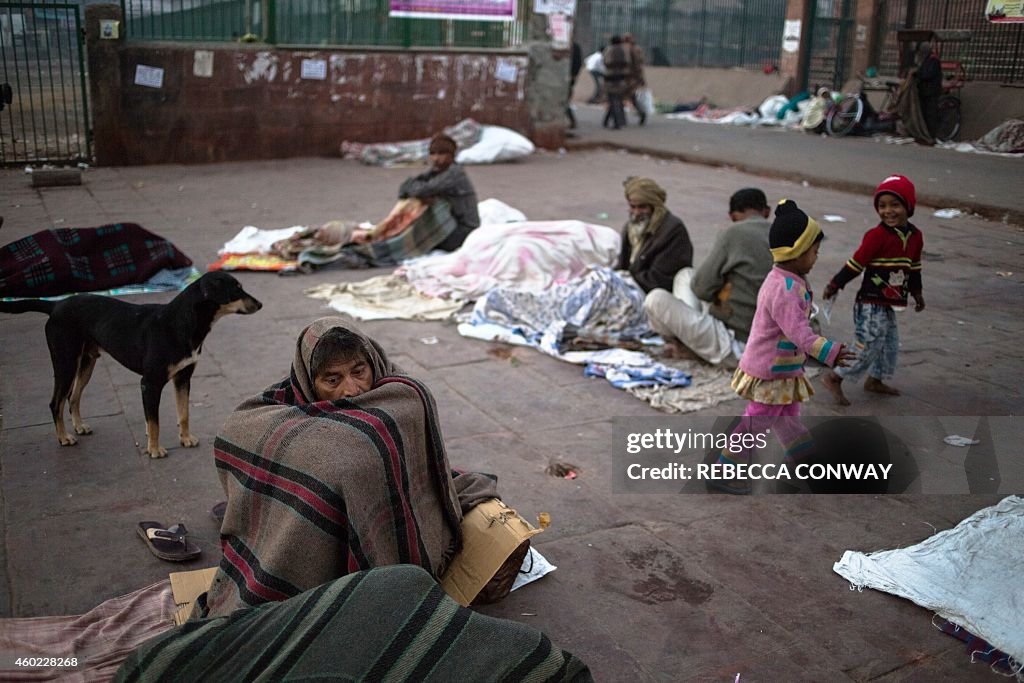 INDIA-SOCIETY-HOMELESS