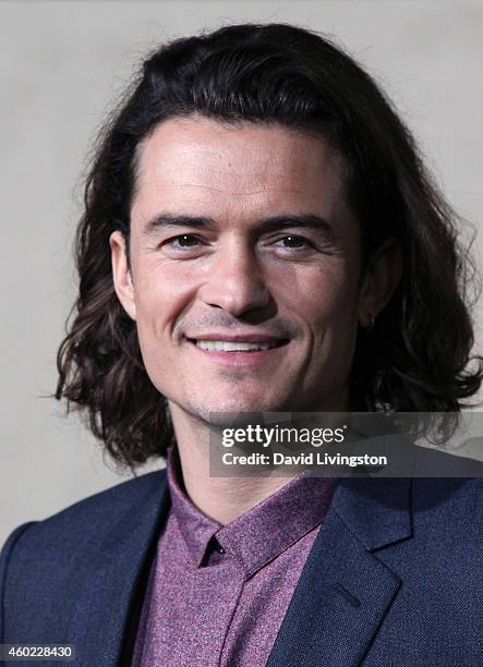 Actor Orlando Bloom attends the premiere of New Line Cinema, MGM Pictures and Warner Bros. Pictures' "The Hobbit: The Battle of the Five Armies" at...