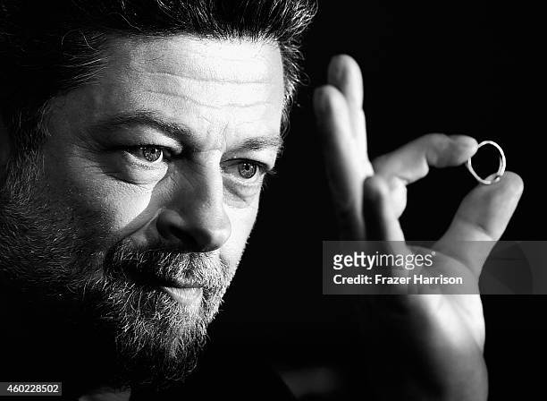 Actor/Director Andy Serkis arrives at the Premiere Of New Line Cinema, MGM Pictures and Warner Bros. Pictures' "The Hobbit: The Battle Of The Five...