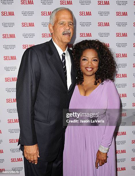 Stedman Graham and Oprah Winfrey attend the "Selma" and the Legends Who Paved the Way gala at Bacara Resort on December 6, 2014 in Goleta, California.