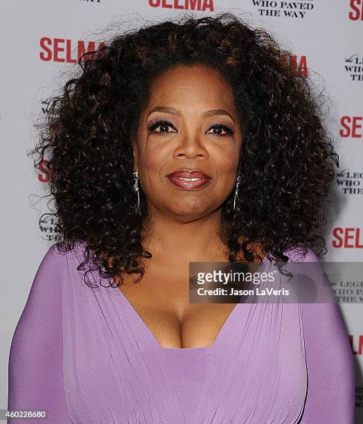 Oprah Winfrey attends the "Selma" and the Legends Who Paved the Way gala at Bacara Resort on December 6, 2014 in Goleta, California.