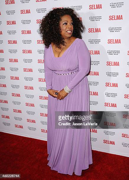 Oprah Winfrey attends the "Selma" and the Legends Who Paved the Way gala at Bacara Resort on December 6, 2014 in Goleta, California.