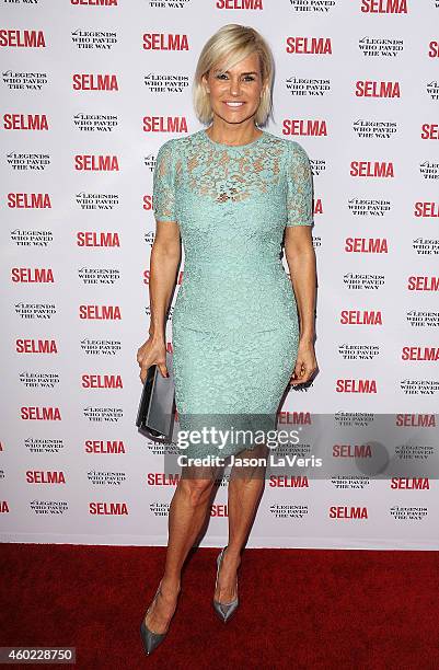 Yolanda Foster attends the "Selma" and the Legends Who Paved the Way gala at Bacara Resort on December 6, 2014 in Goleta, California.