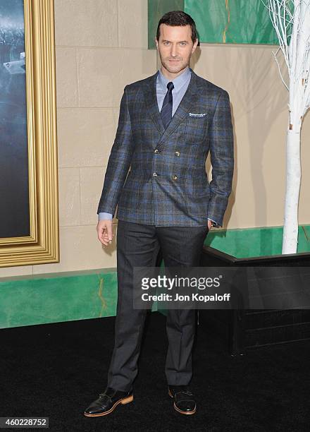 Actor Richard Armitage arrives at the Los Angeles Premiere "The Hobbit: The Battle Of The Five Armies" at Dolby Theatre on December 9, 2014 in...