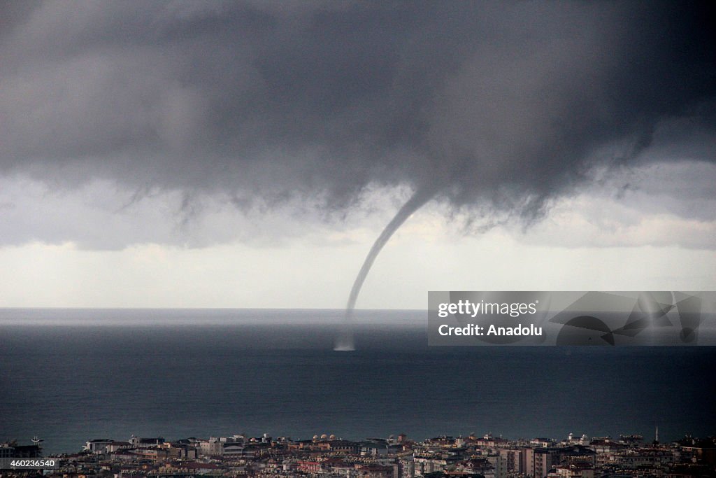 Tornado in Turkey's Alanya
