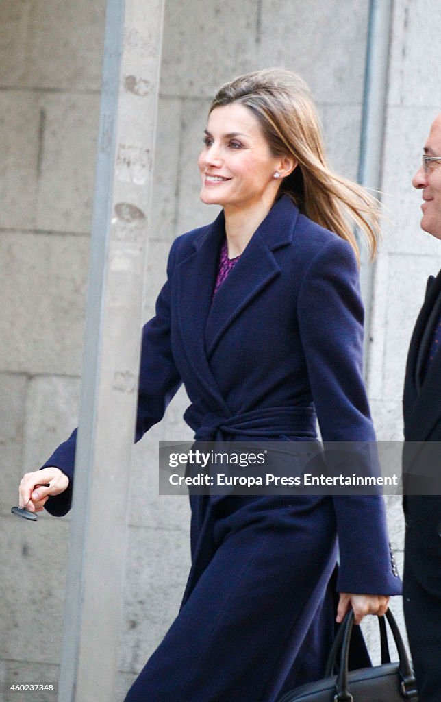 Queen Letizia Of Spain Attends Spanish Asociation Against Cancer Meeting