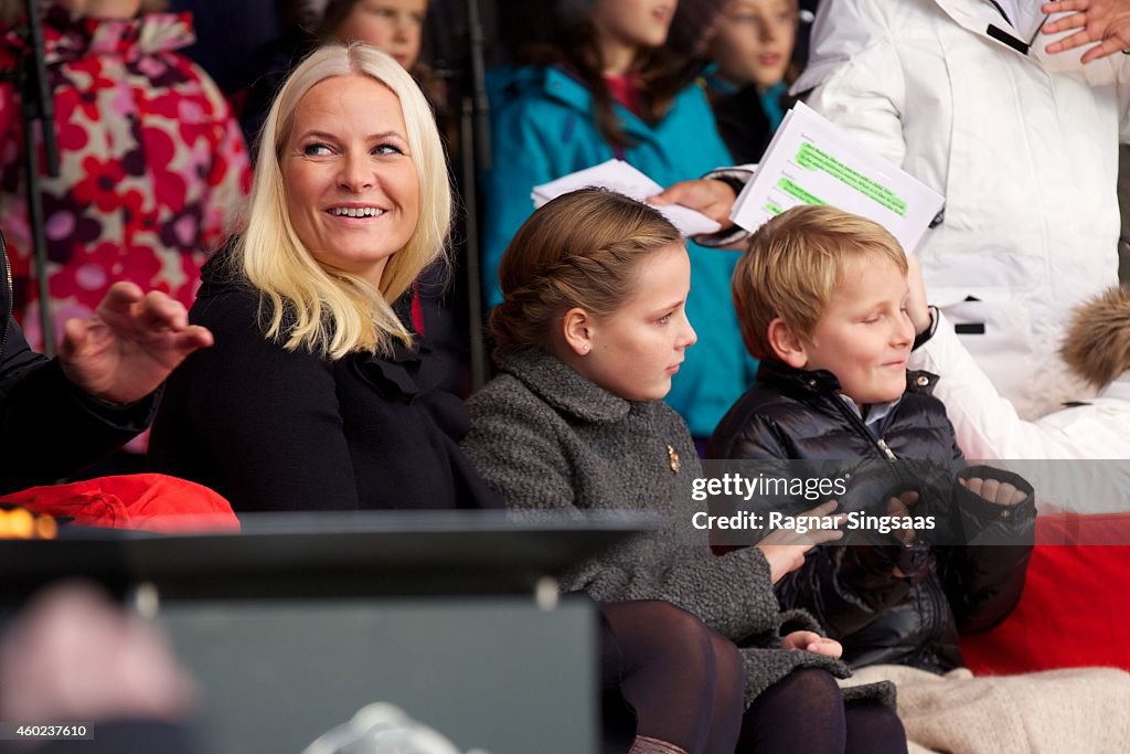 Crown Princess Mette Marit Attends the Save The Children's Peace Prize Festival in Oslo