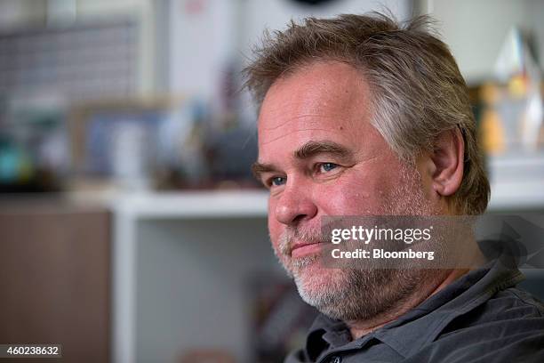 Eugene Kaspersky, founder and chief executive officer of Kaspersky Lab, pauses during an interview at his office in Moscow, Russia, on Tuesday, Dec....