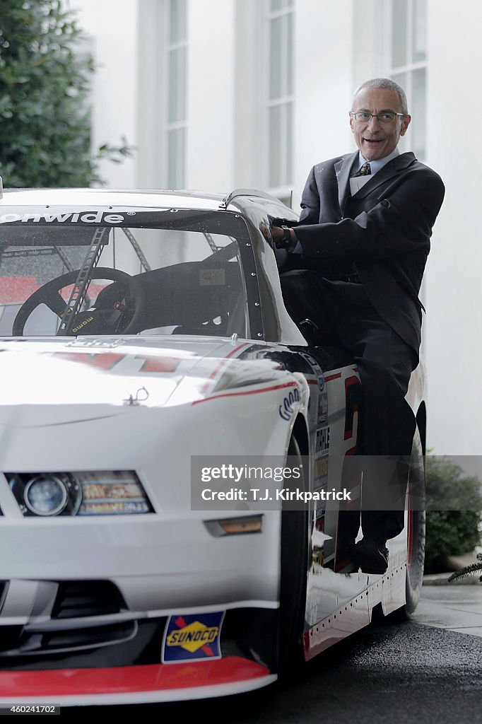 NASCAR Driver Ryan Blaney Visits The White House