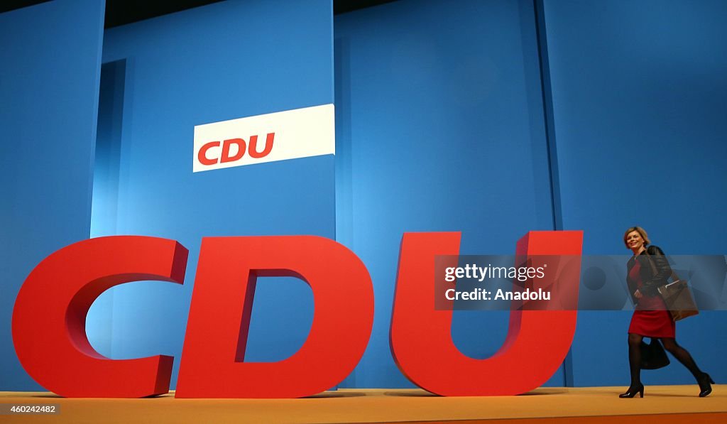 German Chancellor Merkel at CDU Party Congress2