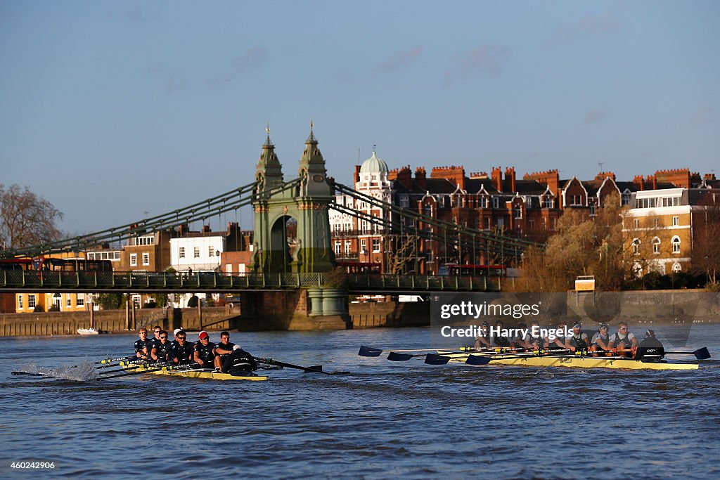 BNY Mellon Boat Race and Newton Women's Boat Race - Trial Eights Day 2