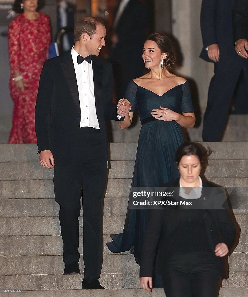 The Duke And Duchess Of Cambridge Sighting In New York City - December 09, 2014