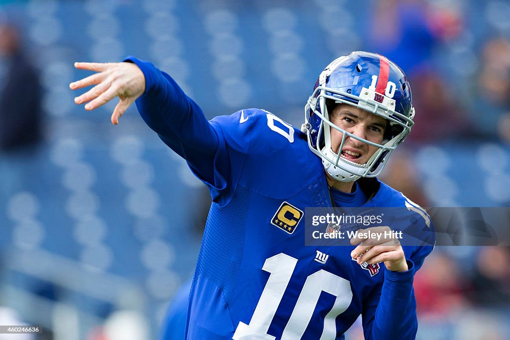 New York Giants v Tennessee Titans