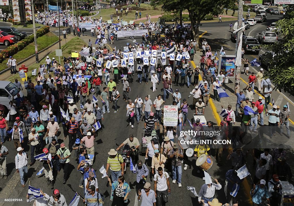 NICARAGUA-CHINA-CANAL-PROTEST
