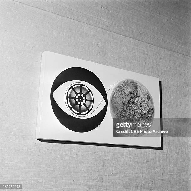 Photographic record of CBS commissioned art work in different offices of the new CBS headquarters building, "Black Rock." A version of artwork for...