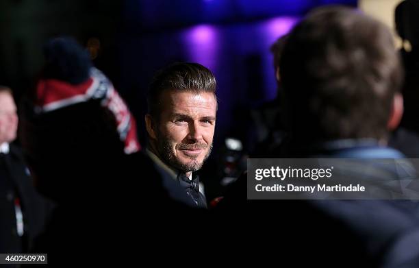 David Beckham attends A Night Of Heroes: The Sun Military Awards at National Maritime Museum on December 10, 2014 in London, England.