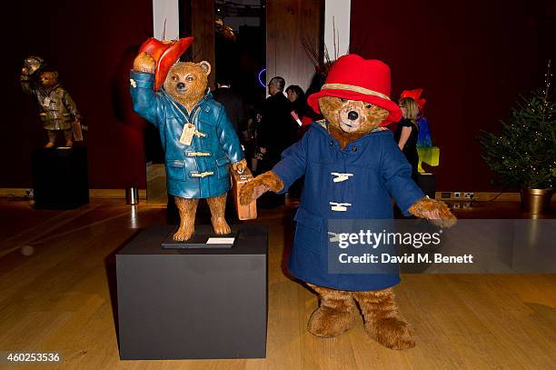 General view of the Paddington Bear Charity Auction at Christie's on December 10, 2014 in London, England.