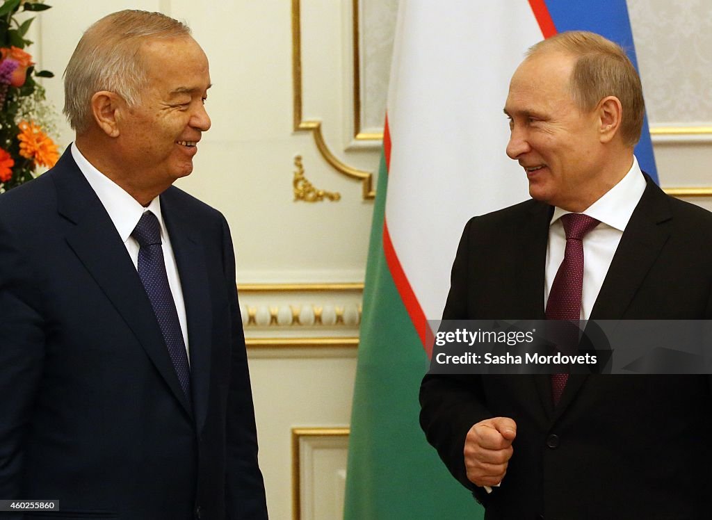 Russian President Putin Visits Uzbekistan