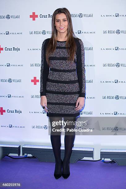 Ana Boyer presents Charity Christmas campaign at Las Rozas Village on December 10, 2014 in Madrid, Spain.