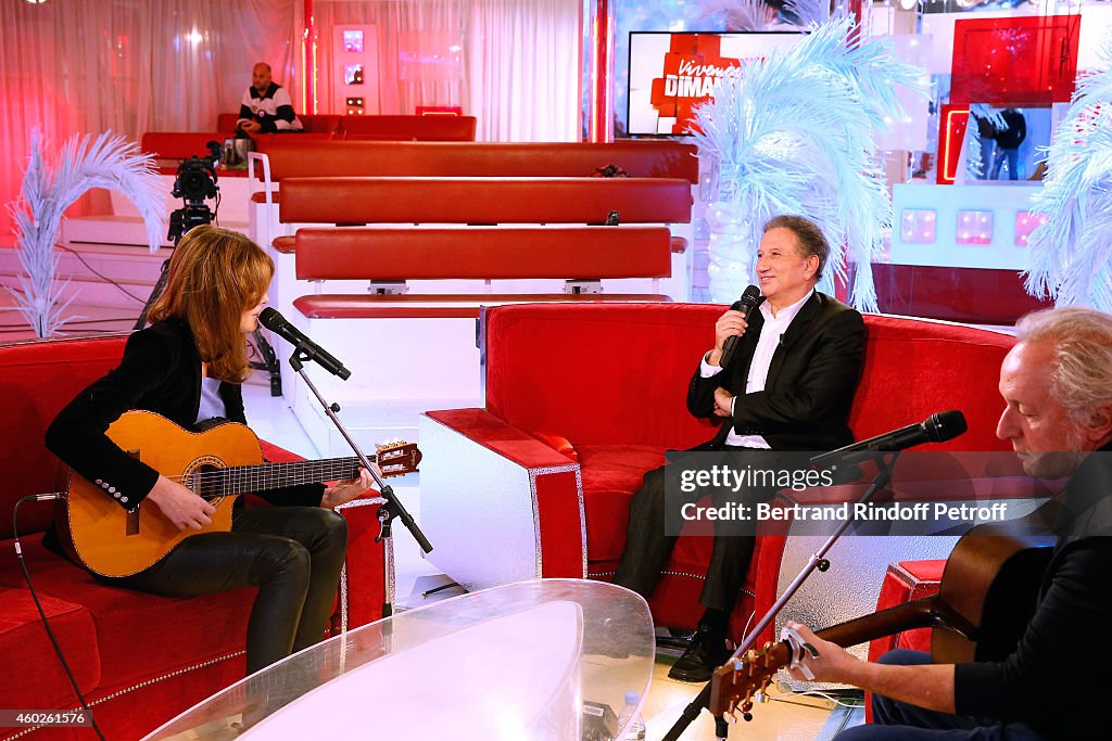 'Vivement Dimanche' French TV Show At Pavillon Gabriel In Paris